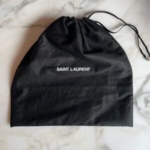 Saint Laurent Square Cotton Dust Bag, 12” x 12”